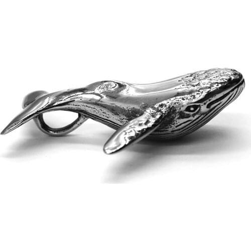 Fashion Koi Fish Pendant Stainless Steel Jewelry Ocean Whale Dolphin Goldfish Shark Octopus Lantern Fish Mens Pendant SWP0577A