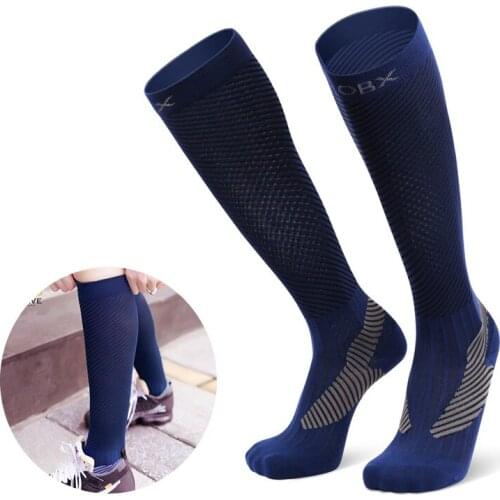 ROCKBROS OBX Running Athletic Outdoor Sports Socks Elasticity compression Anti Fatigue Pain Relief Stock Brethable 1 Pair