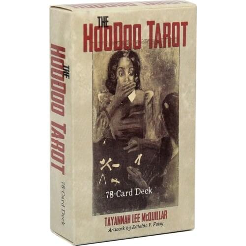 2021 New 78 Cards Deck The Hoodoo Tarot Full English Oracle Card Mysterious Divination Fate Family Party Board Game