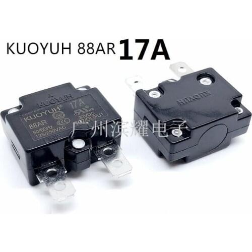4Pcs Taiwan KUOYUH 88AR-17A Overcurrent Protector Overload Switch Automatic Reset