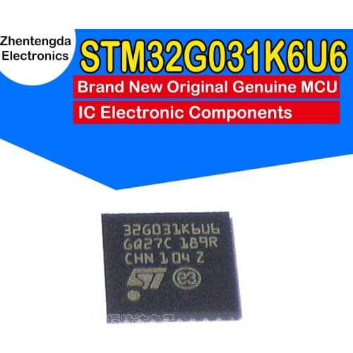 STM32G031K6U6 STM STM32 STM32G STM32G031 STM32G031K STM32G031K6 IC MCU 32BIT 32KB FLASH UFQFPN-32