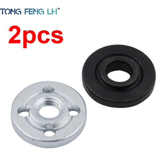 2pcs Stainless Steel Lock Nuts Flange Nut Inner Outer Kit Angle Grinder Tool Accessories 2 Specifications - Toothless Tooth