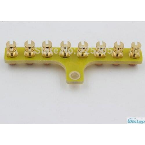 T-style Scaffolding Gold-plated Pure Copper 8Pins for High-end Tube Amplifier Large Spot Goods Wholesale HIFI DIY Free Shipping