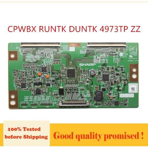 TV t-con board CPWBX RUNTK DUNTK 4973TP ZZ for SHARP LCD CONTROLLER ...etc. Original Equipment 4973TPZZ CPWBXRUNTK Free Shipping