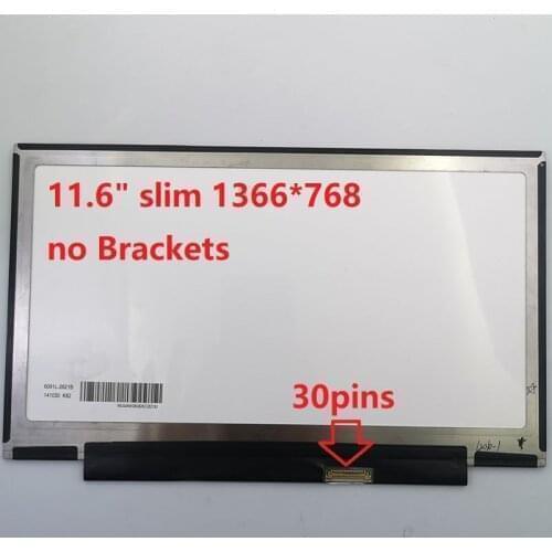 11.6" Laptop LCD LED Display eDP 30Pin Slim Screen For Lenovo Chromebook N21 Thinkpad 11E Series