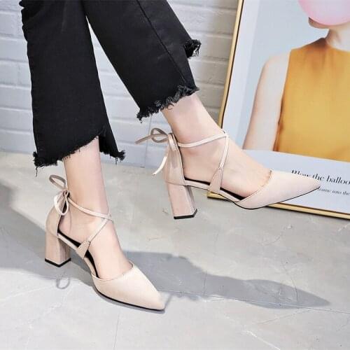 2020 Sandals Breathable Shoes Women Pumps High Heel Wedding New Female Fashion Office Shoes Sexy women fashion shoes U14-90