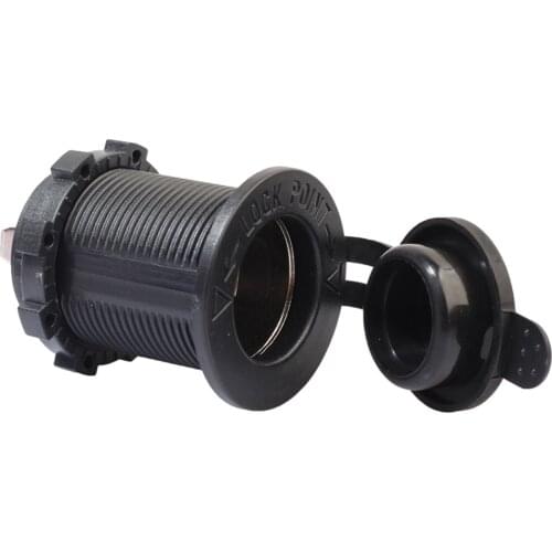 ABS Car Auto Motorcycle 12V Cigarette Lighter Waterproof Lid Female Socket Power Outlet Plug