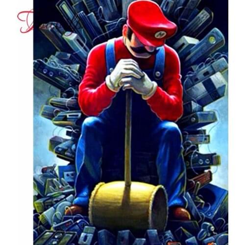 New circular Stones 5D DIY Diamond Painting Cartoon characters Diamond Embroidery Sale Diamond Full Display Home Decor