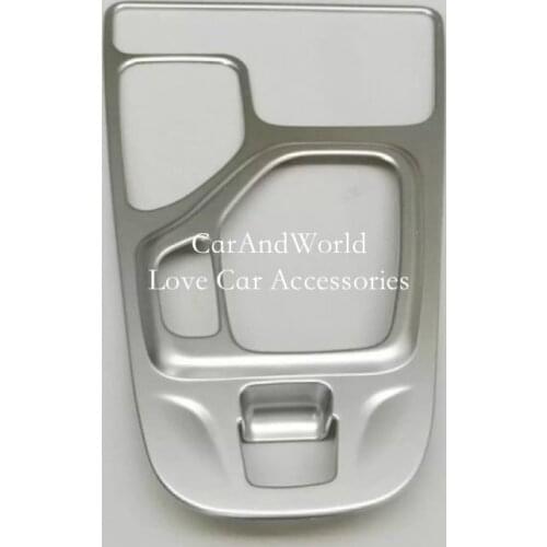 For Jeep Cherokee 2014-2017 Interior Console Gear Shift Box Cover Frame Panel Trims ABS Chrome Stickers Car-Styling Accessories