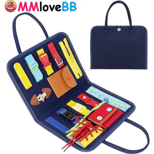 Montessori Toys Early Educational Fine Motor Training Self-care Ability Children Game Preschool Kids Toy for Girls Boys