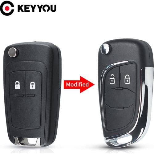 KEYYOU Remote Car Key Case For Chevrolet Cruze for OPEL Insignia Astra Zafira Mokka Agila Corsa Meriva Signum Tigra Mando