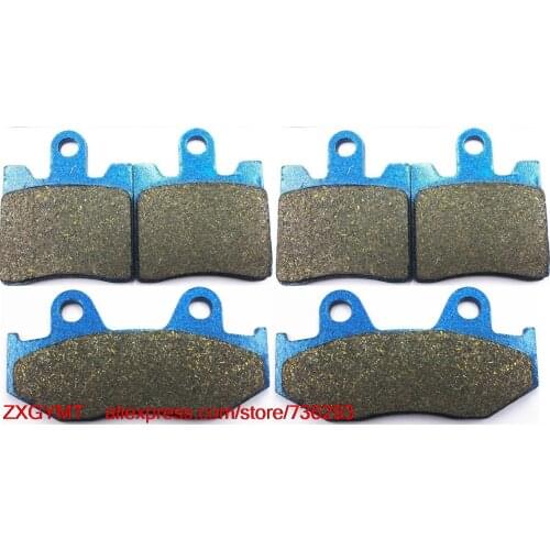 Motorcycle Semi-met Disc Brake Pads for SUZUKI AN400 AN 400 Burgman 2001 - 2006