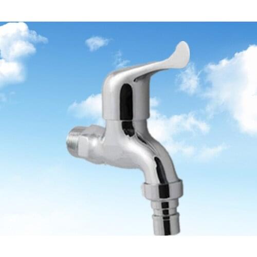 Free shipping washing machine tap All copper quick-opening valve core Extension nipple tap