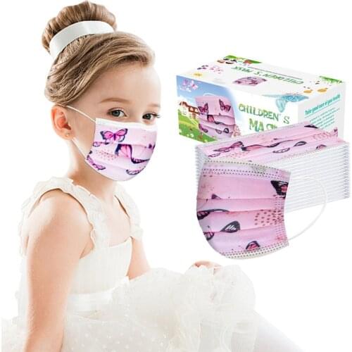 50/100pcs Childrens Mask Disposable Face Masks Mascara Facial Headband Mascarilla Breathable Hygiene Kids Face Mask Бандана