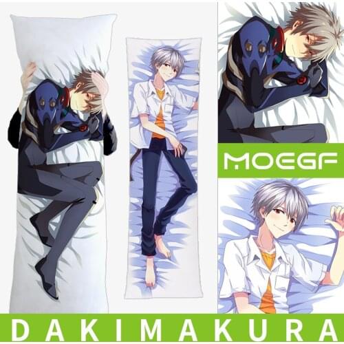 MGF Anime Dakimakura EVA Male Character Cartoon Dakis Nagisa Kaworu Hugging Pillow Case