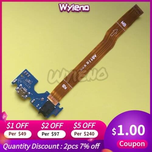 Wyieno For Asus ZenFone Max Pro M2 ZB630KL ZB631KL USB Dock Charging Port Charger Main Connect Microphone Audio jack Flex Cable