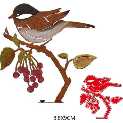 2021 New Arrival Presell SPRING BIRDS Metal Cutting Dies and stamps DIY Scrapbooking Card Stencil Paper Craft Stamp Die Set