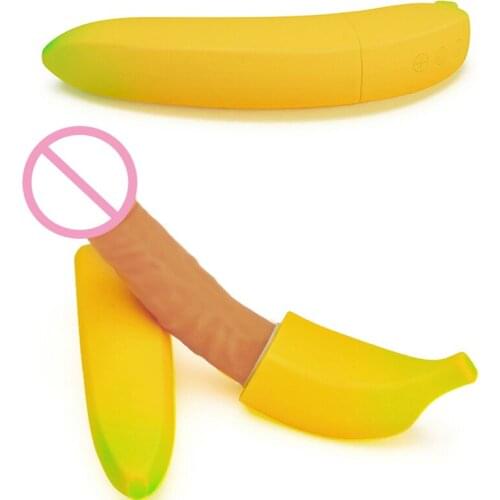 New Realistic Dildo 7 Frequency Vibrator Banana Waterproof 7 Speed Vibrating Dildos Rechargeable Discreet Sex Toys for Woman