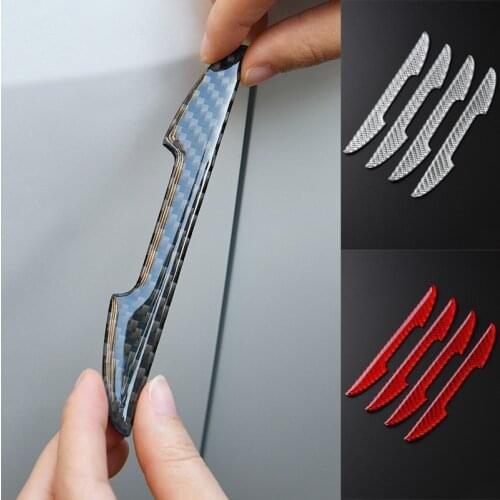 Car Door Bumper Strip 4pcs/pack Protection Strip Scratch Protector Car Door Crash Blade Car Anti-collision Car Auto Accessories