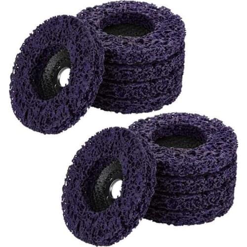 10 Pieces/Set 115X22mm Angle Grinder Paint Surface Grinding Wheel Derusting Cleaning Polishing Wheel