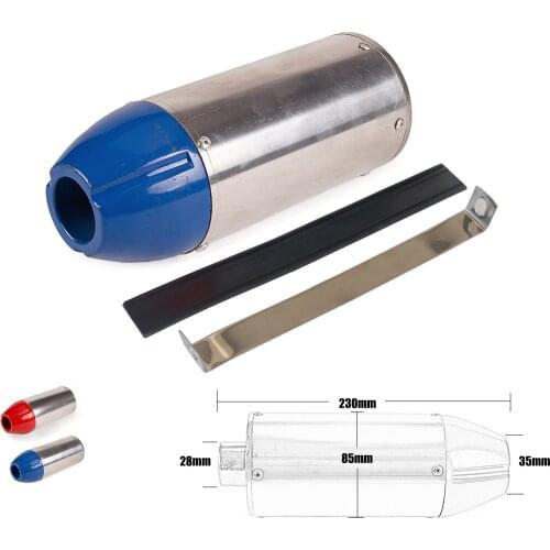 EXHAUST muffler Exhaust Pipe 230MM for Pit Bike Dirt Bike Apollo 110cc 125CC for Kayo BSE BUSUER