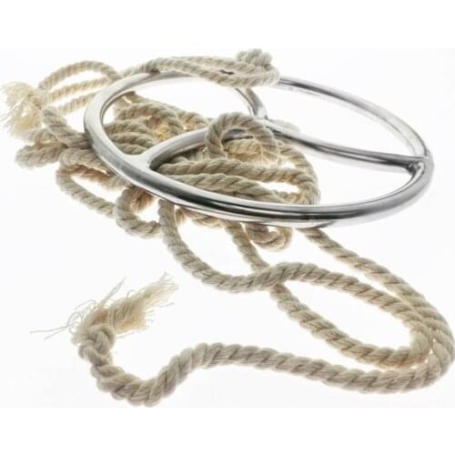 Japanese Shibari Ring Stainless Steel Chastity Device Suspension BDSM Bondage Rings MKS-02