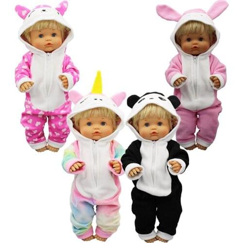 Colorful Rompers Suit wear Doll clothes Fit 42cm Nenuco Doll Nenuco y su Hermanita Doll Accessories