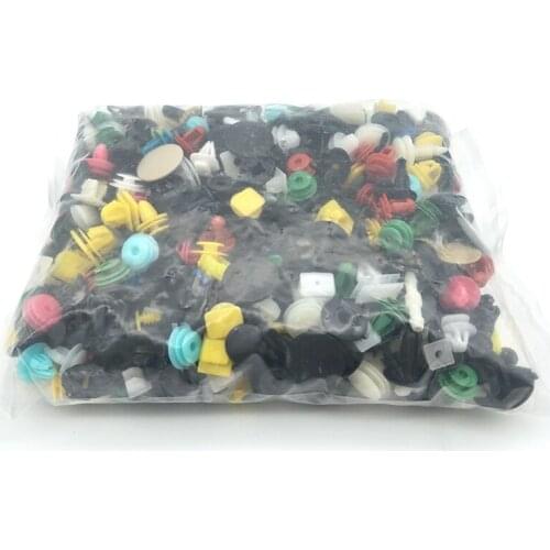 1000pcs Mixed Car Body Push Pin Rivet Retainer Trim Moulding Clips For Car Fender Bumper Door