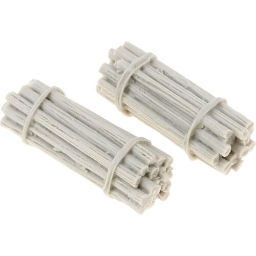 1:35 Resin Soldier WWII Scenery Layout Accessory Bundled Timber Models DIY Parts