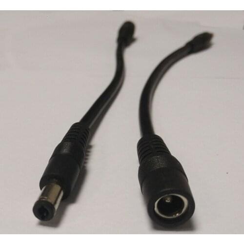 1Pcs 10A/2464/18AWG Copper Cord DC5.5*2.5 Plug Male to Female Connector Extension Power Cable for Auto Driving Recorder Security
