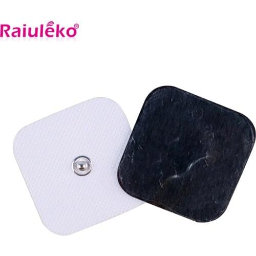 10Pcs Electrode Pads Pulse Adhesive Gel Tens Sticker For Electric Digital Therapy Massager Machine Therapeutic Muscle Stimulator