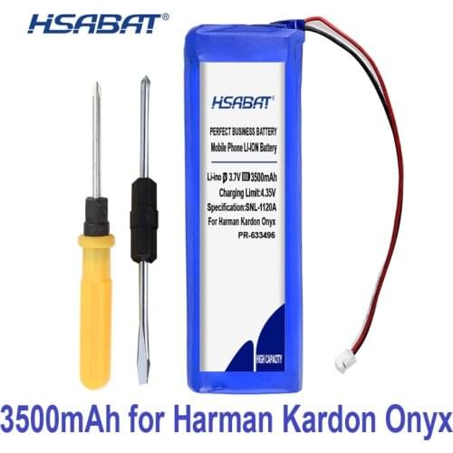 100% Original HSABAT 3500mAh Battery For Harman Kardon Onyx PR-633496