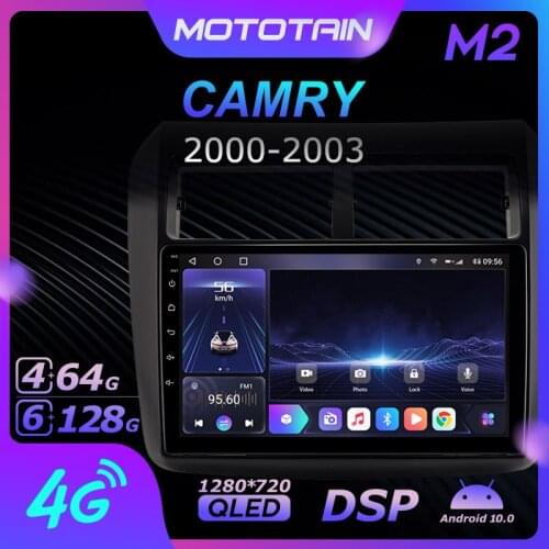 1280*720 Android 10.0 Mototain Car Multimedia Auto Radio for TOYOTA WIGO 2012 4G LTE Audio GPS Player 8 Core 6G 128G SPDIF