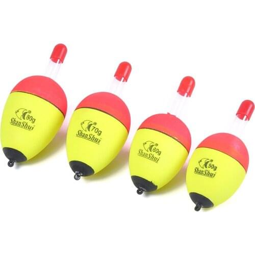 1pc 3g-100g Foam Fishing Float Buoy Tube Foam Float Flotador Bobber Fishing Light Stick for Fishing Tackle