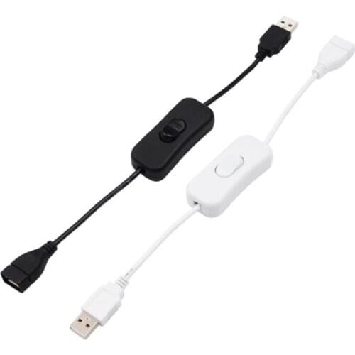 28cm USB Cable with Switch ON/OFF Cable Extension Toggle for USB Lamp USB Fan Power Supply Line Durable HOT SALE Adapter
