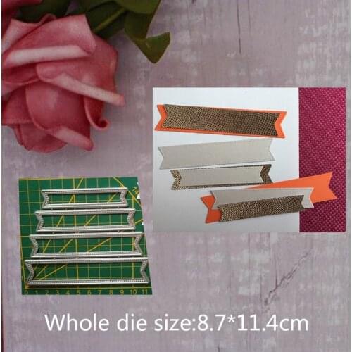 8.7*11.4cm Rectangle Metal Cutting Dies for DIY Album Greeting Card Scrapbook decoration Embossing Paper Craft Stamps Dies 2019