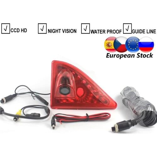 Car Camera For Nissan NV400 Renault Master Opel / Vauxhall Movano Brake Light RearView Backup Reverse parking Camera Water Proof