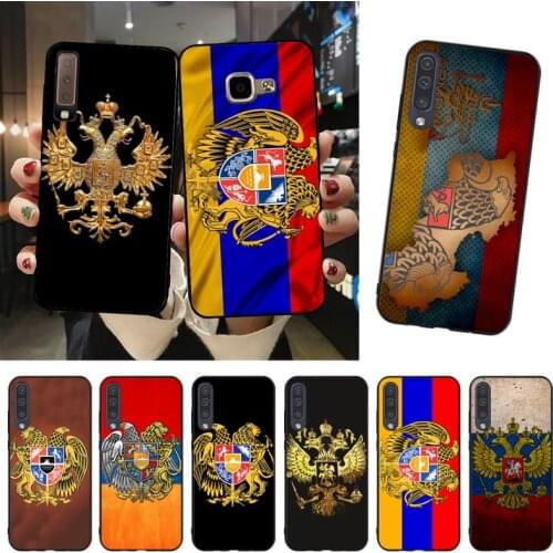 Babaite Armenia Albania Russia flag Emblem coat Phone Case For Samsung A51 A71 A40 A50 A70 A10 A20 A30 A6 A7 A8 A9