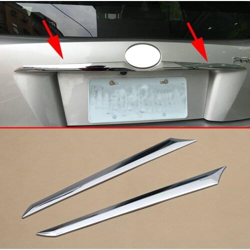 For 2016-2018 Toyota Prius Chrome Rear Truck Tailgate Trims Moulding Accessories