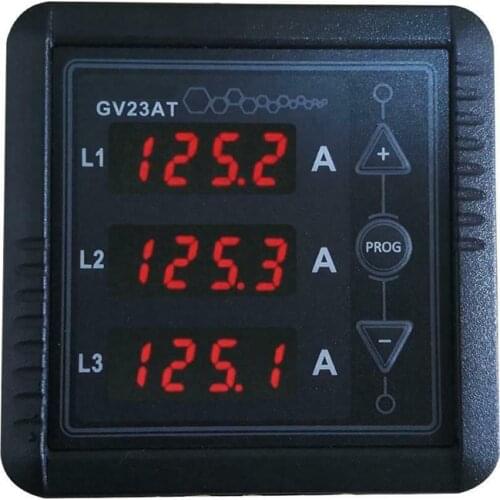 GV23AT three-phase AC digital display ammeter Current Meter diesel generator set controller instrument