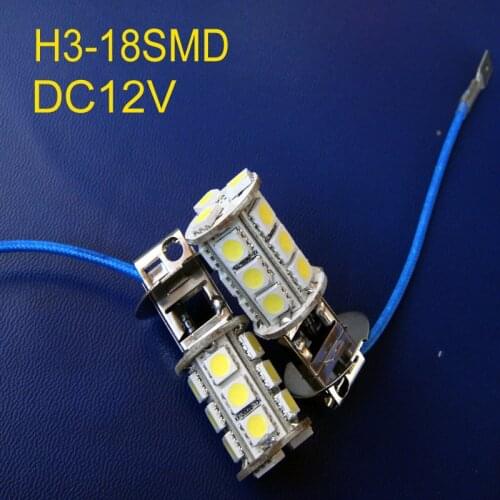 Hot sale H3 12v Car led fog lamps,DC12V led H3 Auto led fog Lights H3 Bulbs LED free shipping 20pcs/lot