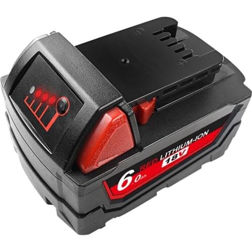 Bonacell 6.0Ah 108Wh Li-ion Tool Battery for Milwaukee M18 48-11-1815 48-11-1850 Repalcement M18 Battery 2646-20 2642-21CT