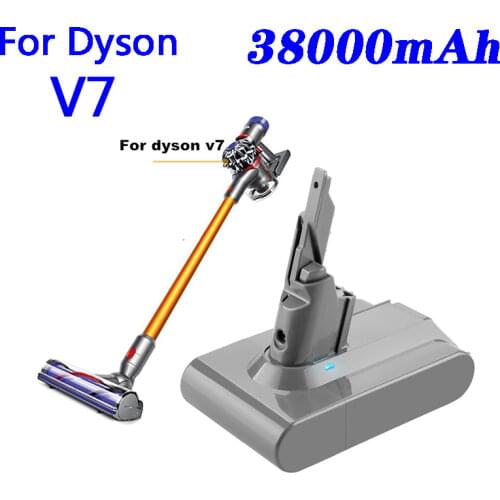 New Dyson V7 battery 21.6V 38000mAh Li-lon Rechargeable Battery For Dyson V7 Battery Animal Pro Vacuum Cleaner Replacement