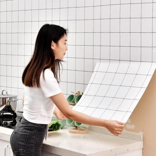 Marble Waterproof Wallpaper Vinyl Self-Adhesive Contact Paper Wall Stickers Bathroom Kitchen Countertop Home Improvement