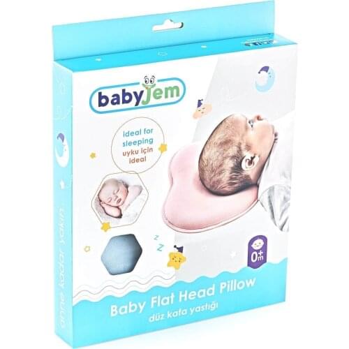 Raw white Flat Head Healthy Baby Head Flattening Antiperspirant Soft Soft Pillow 22x23cm Hygienic Comfortable Breathable pillow