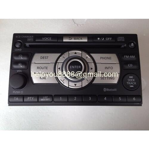 New Ni$$an 28185 JG41A clarion PN-2874T-A/PN-2874T Xanavi CD6K-1450E X-Trail T31 6 CD changer MP3 Bluetooth car radio 2008