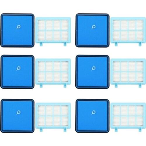 Vacuum Cleaner Filter - Washable Motor Foam Filter Kit Compatible for FC9331 / FC9332 / FC8010 Vacuum Cleaner