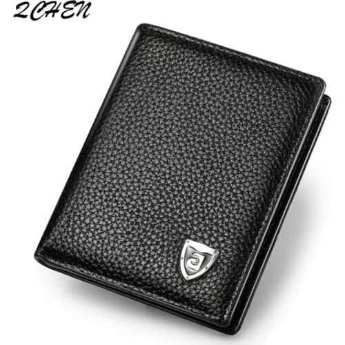 QCHEN Brown Wallets