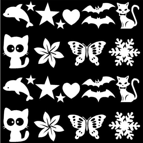 Rainbow Reflective & Silver Reflective Vinyl Sheet Iron on Stickers Heat transfer Vinyl HTV For Clothing Fabric Tape