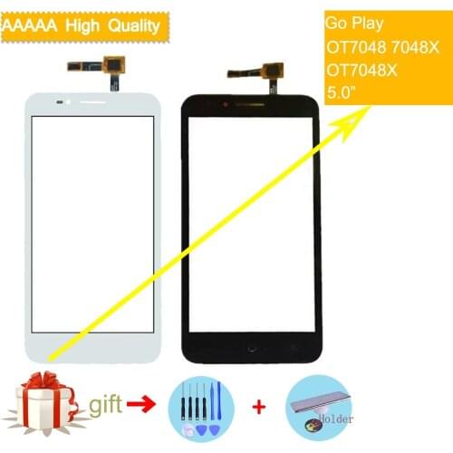 For Alcatel One Touch Go Play OT 7048X 7048 OT7048X OT7048 Touch Screen Touch Panel Sensor Digitizer Front Glass Touchscreen